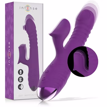Intense - Iggy, Multifunction rabbit vibrator, Purple