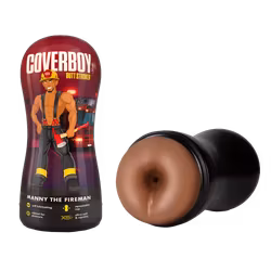 Manny The Fireman, Self Lubricating Stroker, Tan