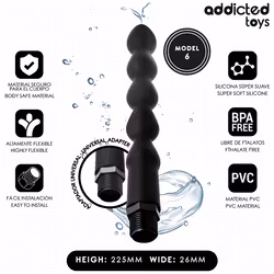 Addicted Toys - Anal cleaner with universal adapter, Model 6