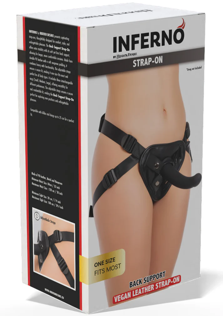 Hidden Desire - Inferno, Back Support Strap-On