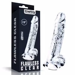Flawless - Dildo 7.5", Clear