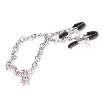 Latetobed - Nipple Clamps with Chain, Adjustable