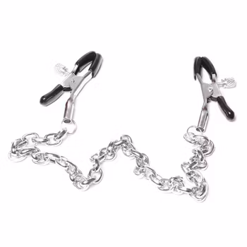 Latetobed - Nipple Clamps with Chain, Adjustable