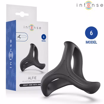 Intense - Alfie, Adjustable triple penis ring model 6