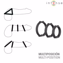 Intense - Peter, Set of 3 penis rings model 9