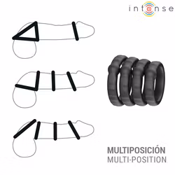 Intense - Michiel, Set of 4 penis rings model 10