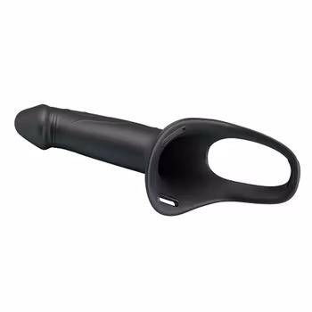 Pretty love - Landon, Vibrating strap-on, Black