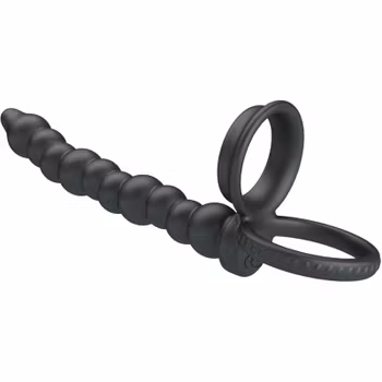 Pretty love - Dillion, Double penetration cock ring, Black