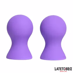 Latetobed - Silicone Nipple Suckers, Purple