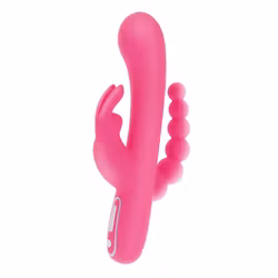 Love Rabbit - Triple Pleasure Vibrator, Pink