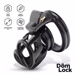 Domlock - Bars Chastity Cage with Internal Lock