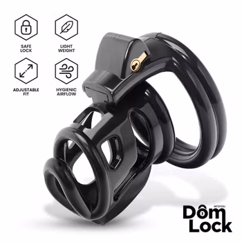 Domlock - Bars Chastity Cage with Internal Lock