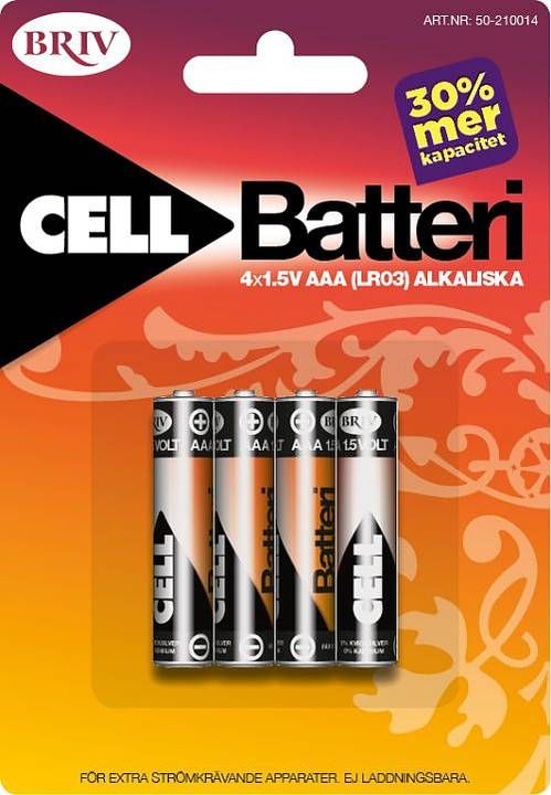 Batteri AAA LR03 4-pack