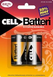 Batteri C LR14 2-pack