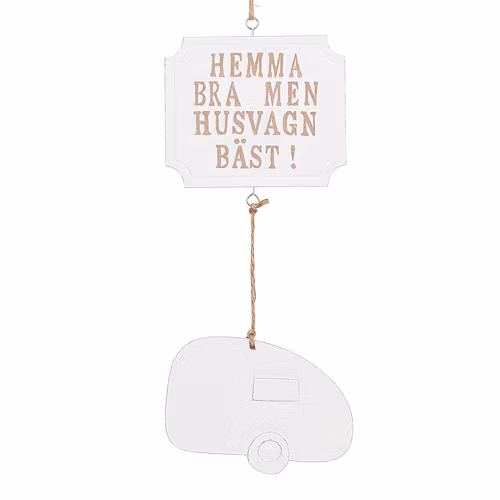 Skylt Husvagn