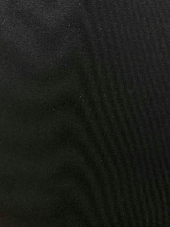 Trikå- Svart Enfärgad