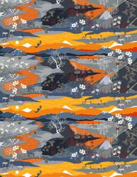 Fjällvandring- orange