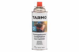 Fritidsgas till gasolkök och gasbrännare.