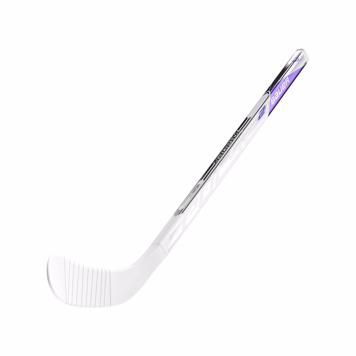 Bauer PULSE 2 White ministick, vit med lila detaljer – Bauer Mystery Minis