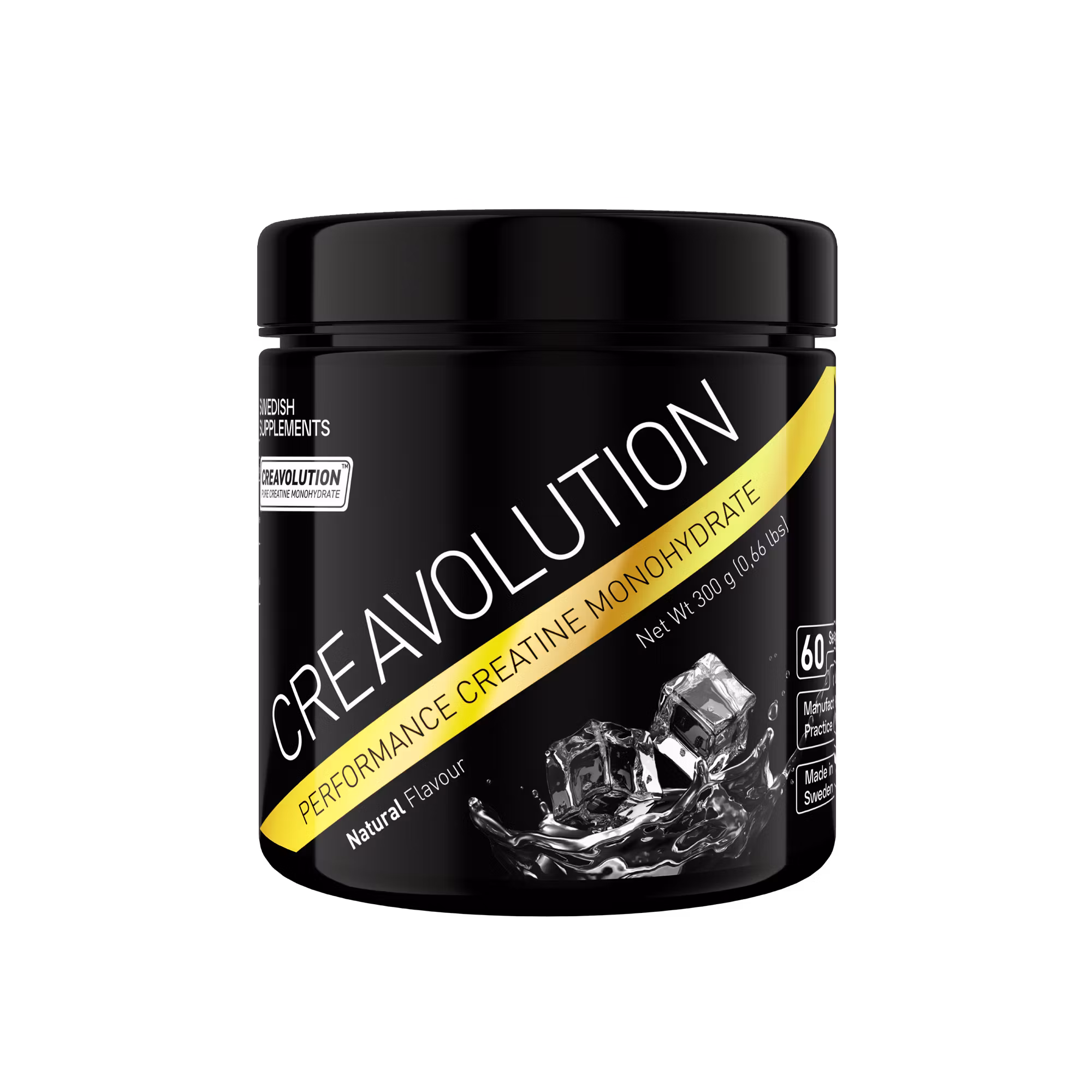 Creavolution kreatinmonohydrat 300g från Swedish Supplements - kosttillskott för hockeyspelare