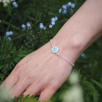 Forglemmegei Armbånd 10mm