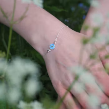 Forglemmegei Armbånd 8mm