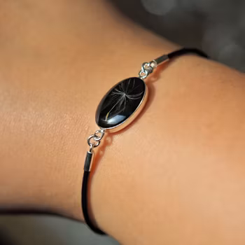 Dandelion Bracelet Clasp Oval