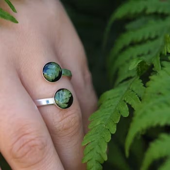 Bregne Ring Dobbel 8mm