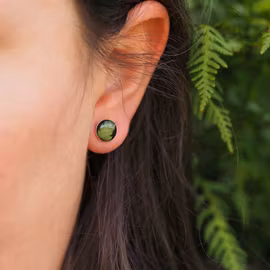 Bregne Øredobber Studs 8mm