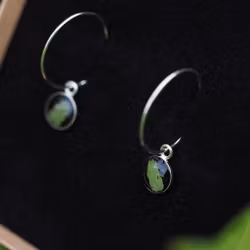 Bregne Øredobber Creoler 8mm