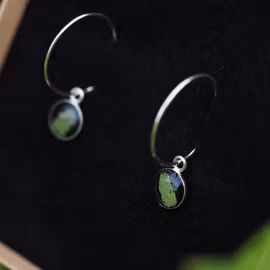 Bregne Øredobber Creoler 8mm