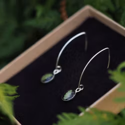 Bregne Øredobber Lang 8mm