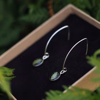 Bregne Øredobber Lang 8mm