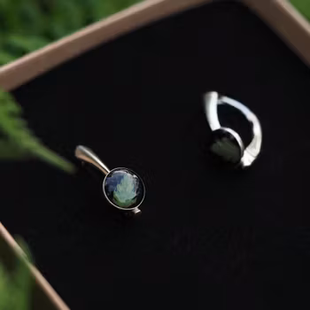 Bregne Øredobber Leverback Clip 8mm