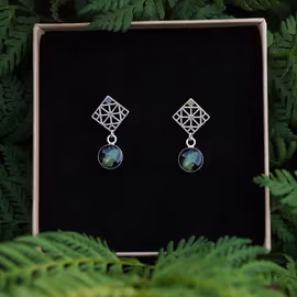 Bregne Øredobber Romb 8mm