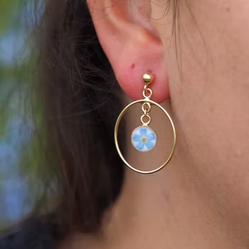 Forget-me-not Earrings Statement