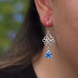 Forglemmegei Øredobber Klassisk