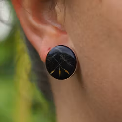 Løvetann Øredobber Studs 20mm