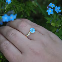 Forglemmegei Ring 8mm
