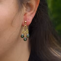 Fern Earrings Traditional