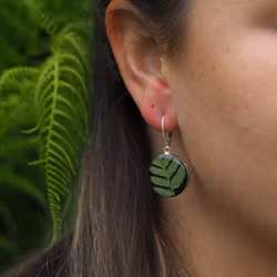 Fern Earrings Leverback 20mm