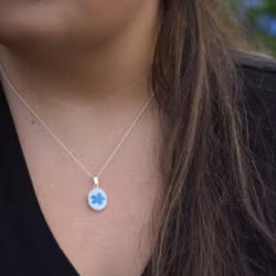 Forget-me-not Pendant Oval