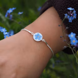 Forglemmegei Armbånd Snor 14mm