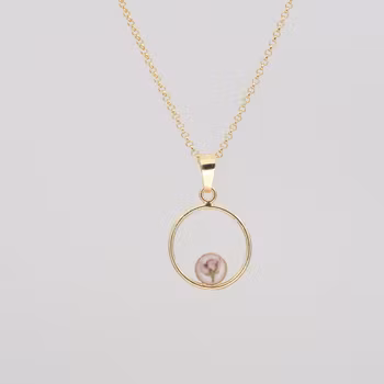 Heather White Pendant Drop