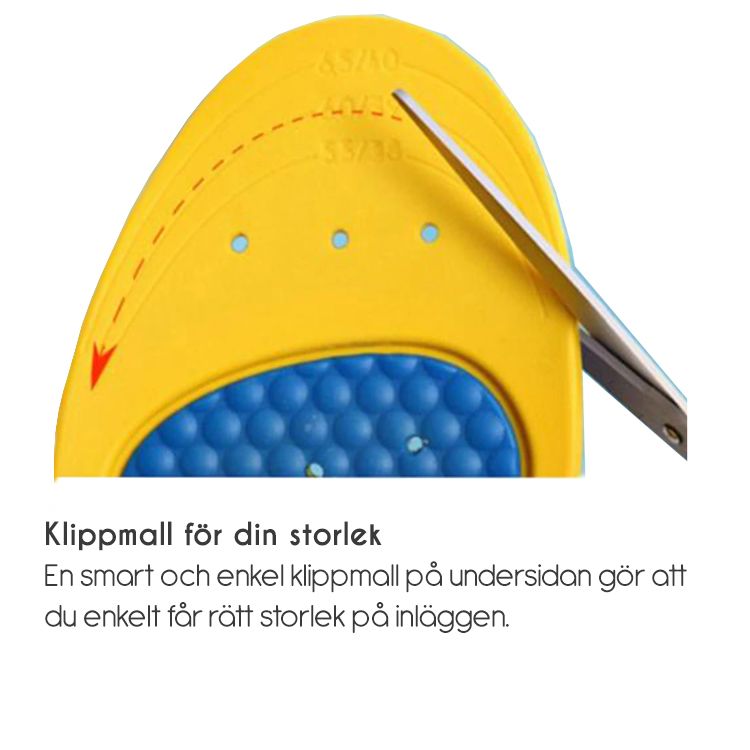 Skoindlæg hælpude