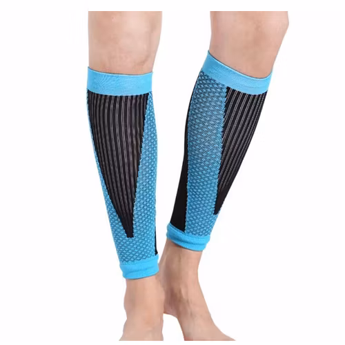 Støttestrømper læg (blå)