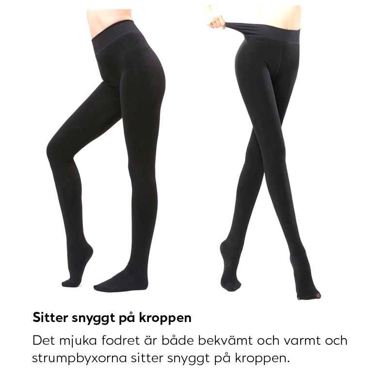 Strømpebukser med foer
