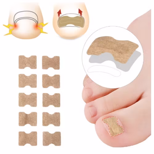 Plaster mod nedgroede negle (10-pak)