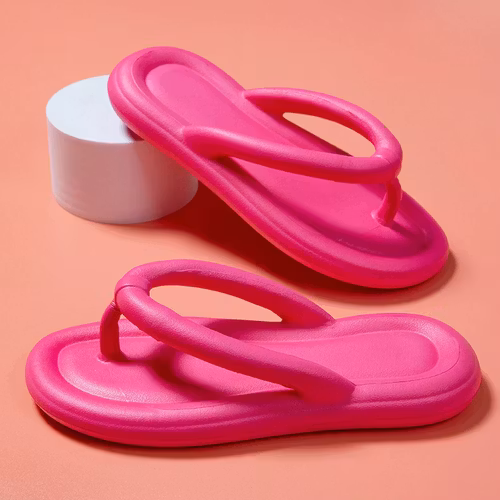 Støddæmpende flipflops (rosa)