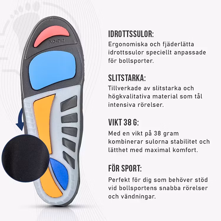 Indlægssåler Active Plus